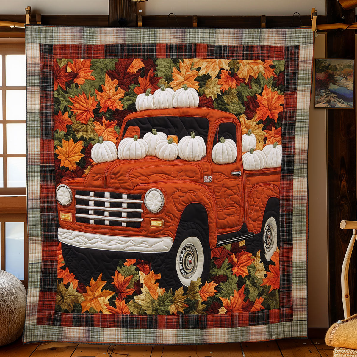 Leaf Trail Truck WN3007068CL Quilt