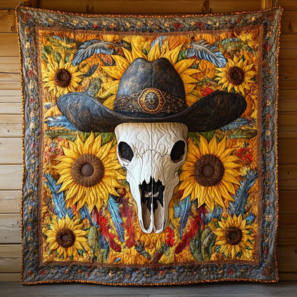 Bloom Skull CW0707007CL Quilt