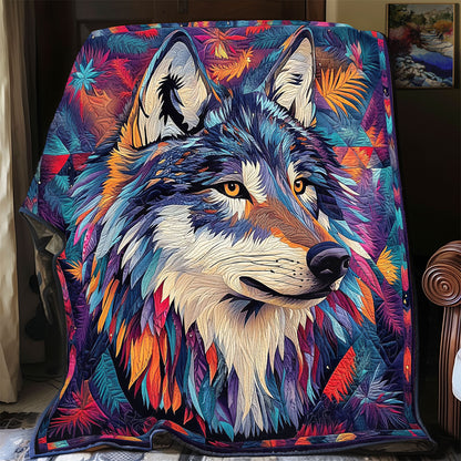 Geometric Wolf WP1905020CL Quilt