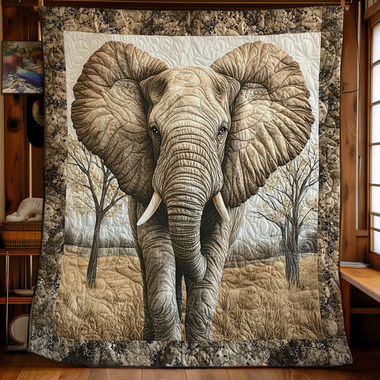 Elephant WY2102027CL Quilt