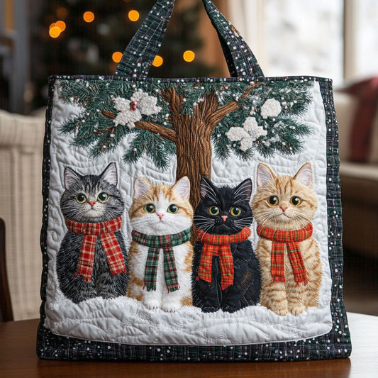 Holiday Kitty LT2211010CL Quilted Tote Bag