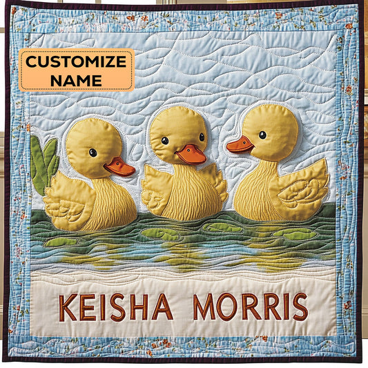 Little Duck CP2507043CL Personalized Baby Quilt