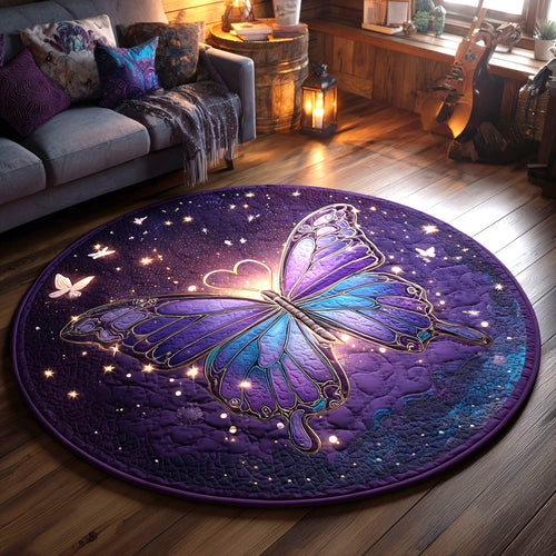 Fairy Butterfly CW1401081CL Quilted Round Mat