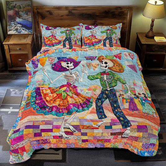 Skeleton Dancing WY0212073CL Duvet Cover Set