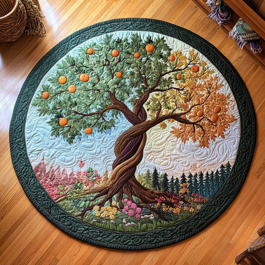 Life And Seasons WY1208059CL Quilted Round Mat