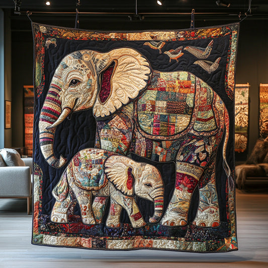 Elephant Family WU1610003CL Quilt