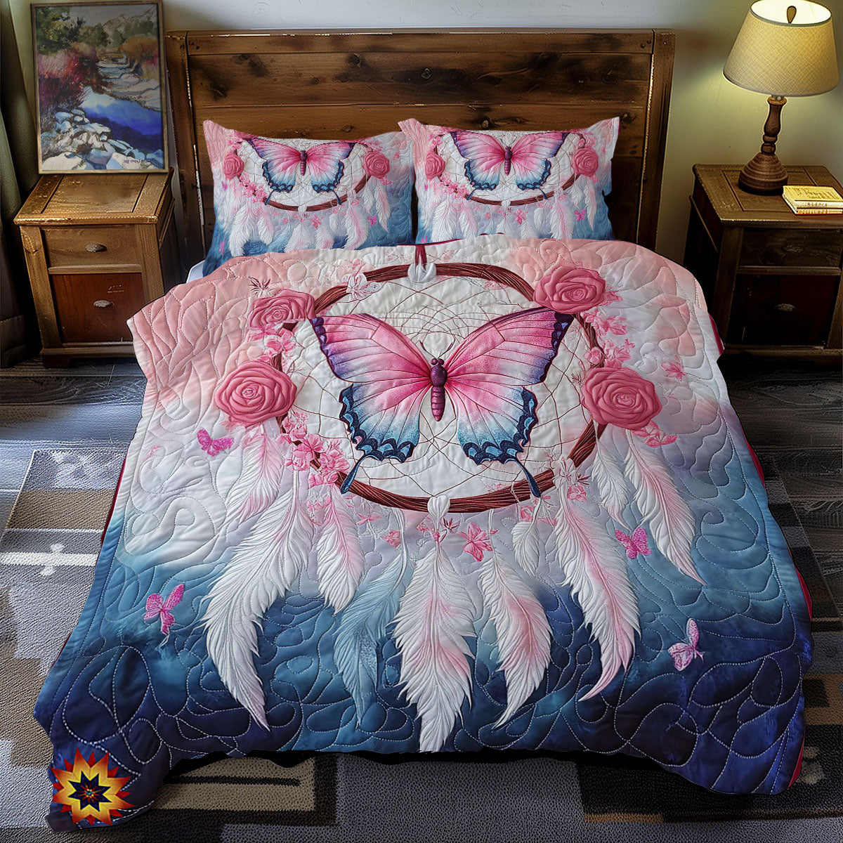 Butterfly Dreamcatcher WY1012053CL Duvet Cover Set