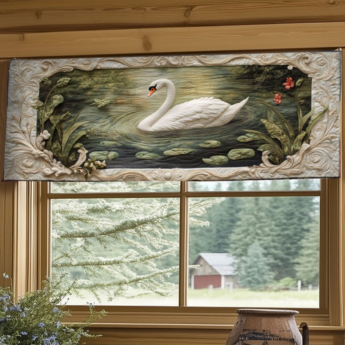 Swan Lake WY3004005CL Quilted Valance