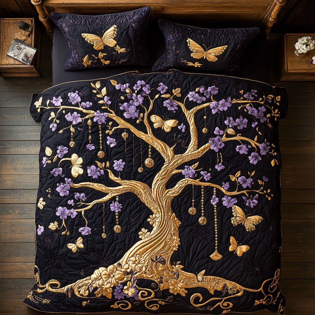 Majestic Tree And Butterfly WY1802070CL Duvet Cover Set