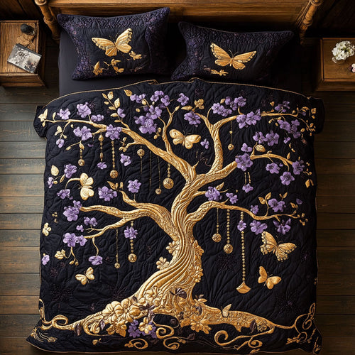 Majestic Tree And Butterfly WY1802070CL Duvet Cover Set