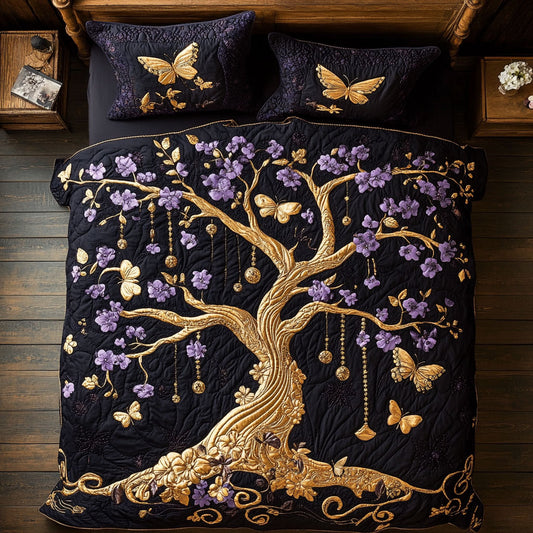 Majestic Tree And Butterfly WY1802070CL Duvet Cover Set