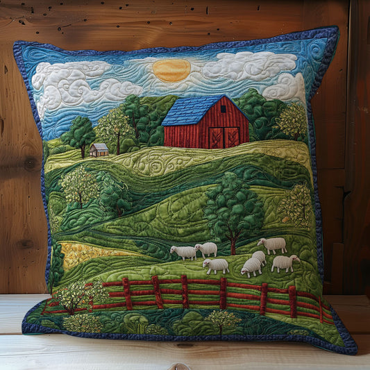 Farm WY0402071CL Quilt Pillow Case