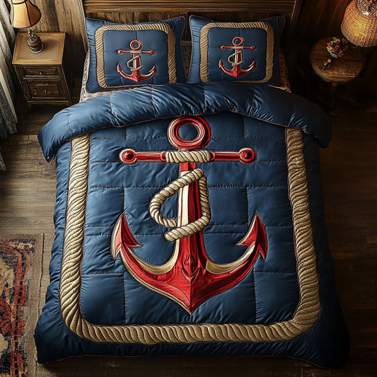 Red Anchor CM0306025CL Duvet Cover Set