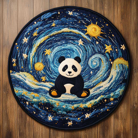 Panda Moonlight WN2404019CL Quilted Round Mat