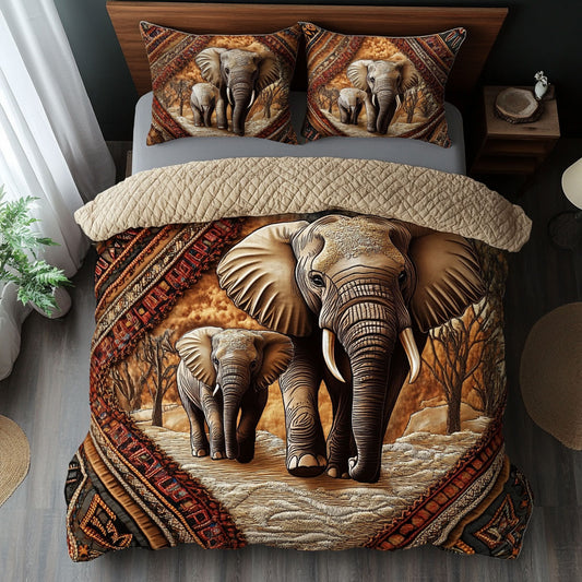 Mother Elephant Bond WN0910048CL Duvet Cover Set