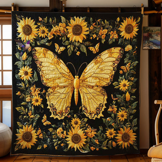 Golden Butterfly WN1912026CL Quilt