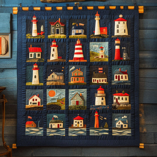 Lighthouse Patchwork WY0508050CL Quilt