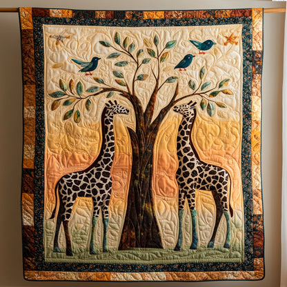 Dreamscape Giraffes WY1808002CL Quilt
