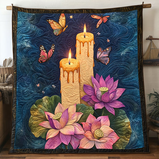 Fantasy Lotus Candle WP0705010CL Quilt