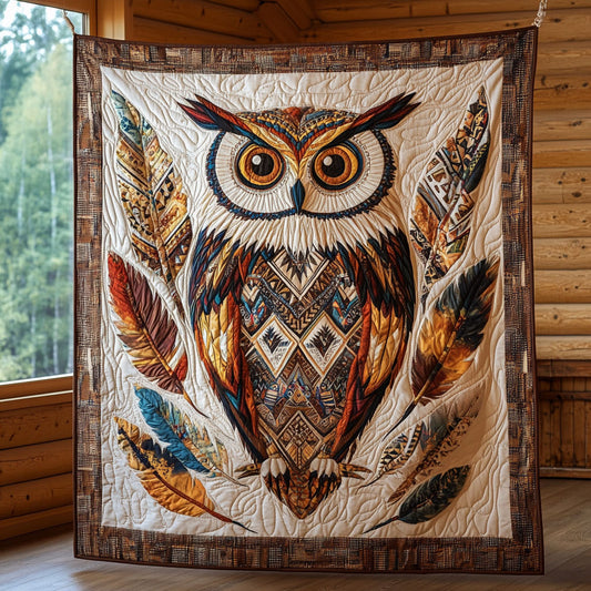 Tribal Owl CW0907036CL Quilt