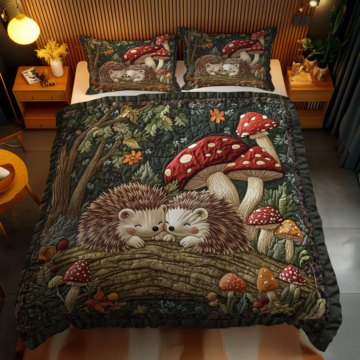 Cozy Hedgehog WN1203090CL Duvet Cover Set
