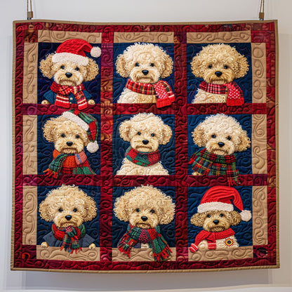 Christmas Poodle WJ2110011CL Quilt