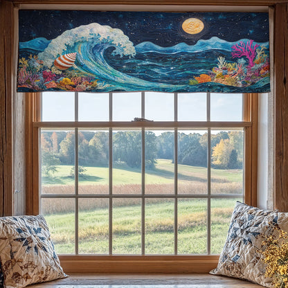 Coral Wave WX1405009CL Quilted Valance