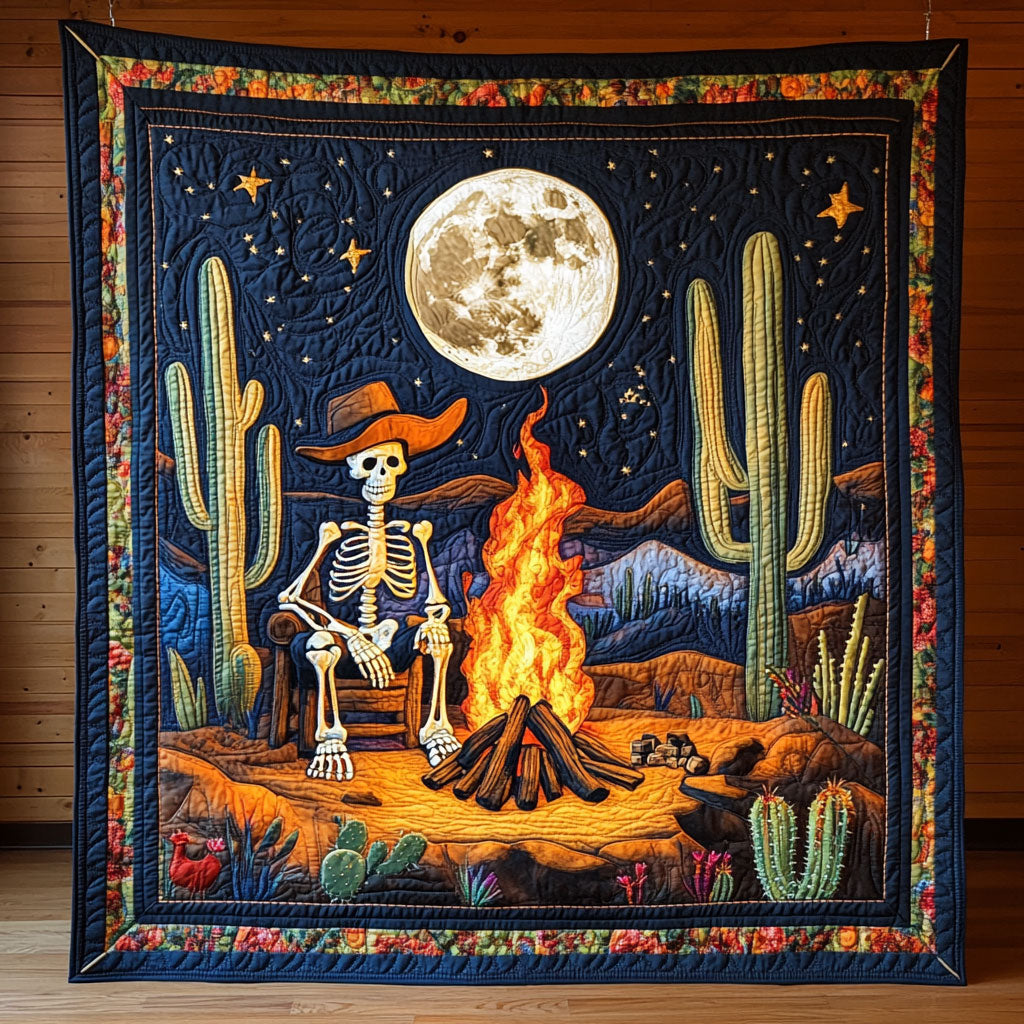 Cowboy Skeleton Spirit CW0707014CL Quilt