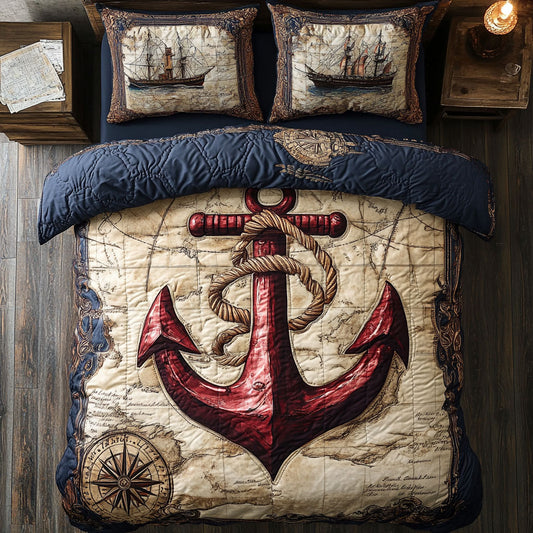 Old Crimson Anchor CP1908047CL Duvet Cover Set