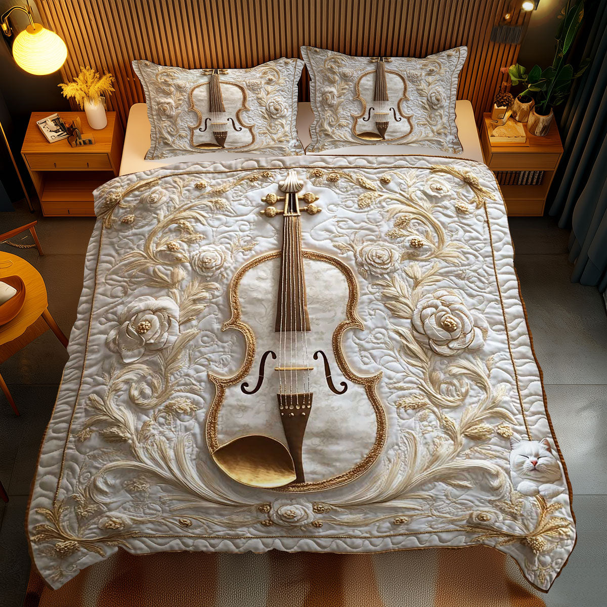 Heaven's Violin WP0412006CL Duvet Cover Set