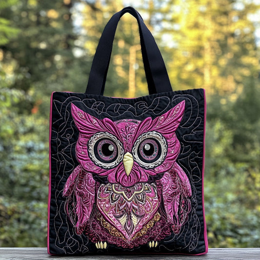 Glam Owl WN2709030CL Quilted Tote Bag