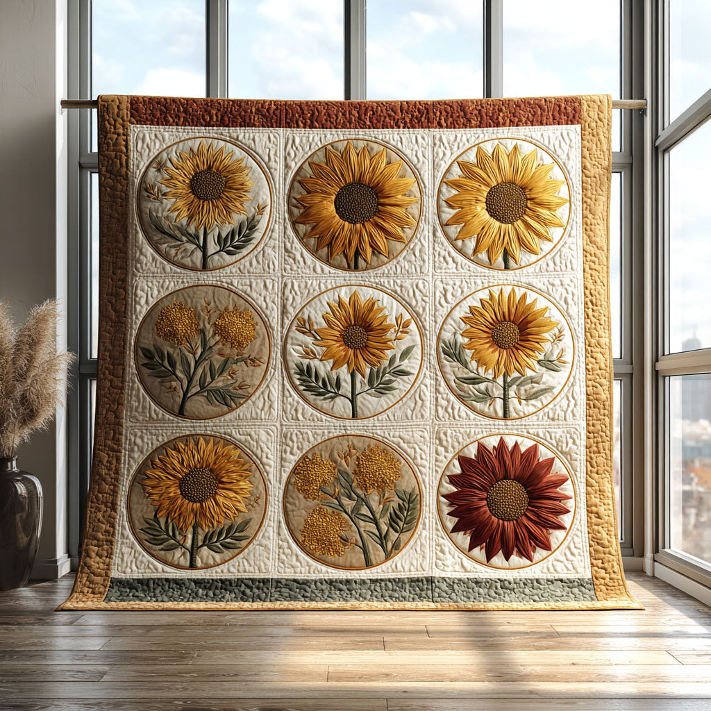 Sunflower Glow CW1408056CL Quilt