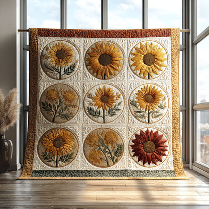 Sunflower Glow CW1408056CL Quilt