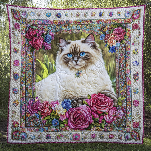 Ragdoll Flower WT2110023CL Quilt