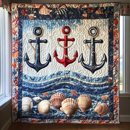 Nautical Anchor WJ2503017CL Quilt