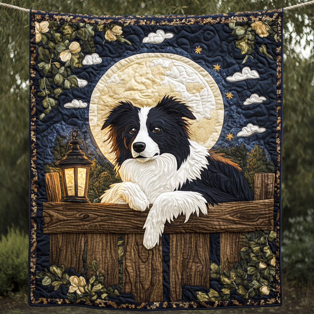 Border Collie Moon WT1901032CL Quilt