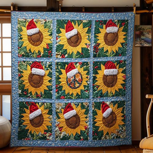 Santa’s Sunflower Grace WN2111045CL Quilt