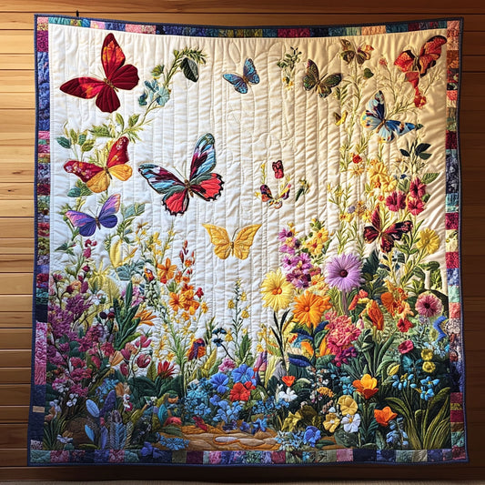 Butterfly Flower Reverie CW1607008CL Quilt