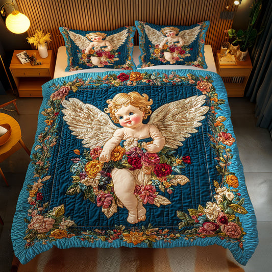 Cute Cupid Angel WY2712090CL Duvet Cover Set