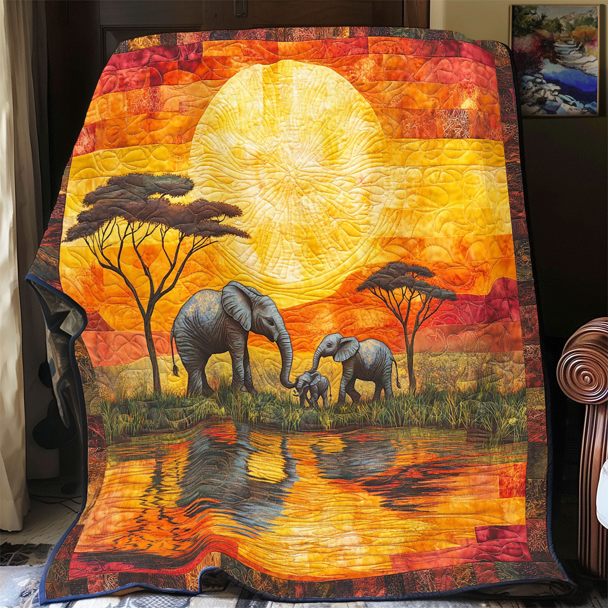 Elephant Sahara WX3105021CL Quilt