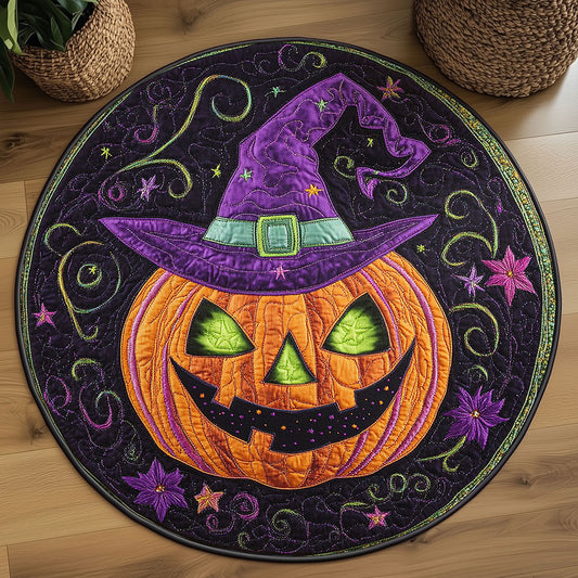 Magic Hat Pumpkin WN1808057CL Quilted Round Mat