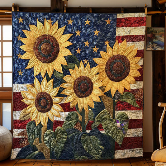 Liberty Sunflowers WN1211088CL Quilt