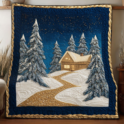 Snowy Night Retreat WP1504050CL Quilt