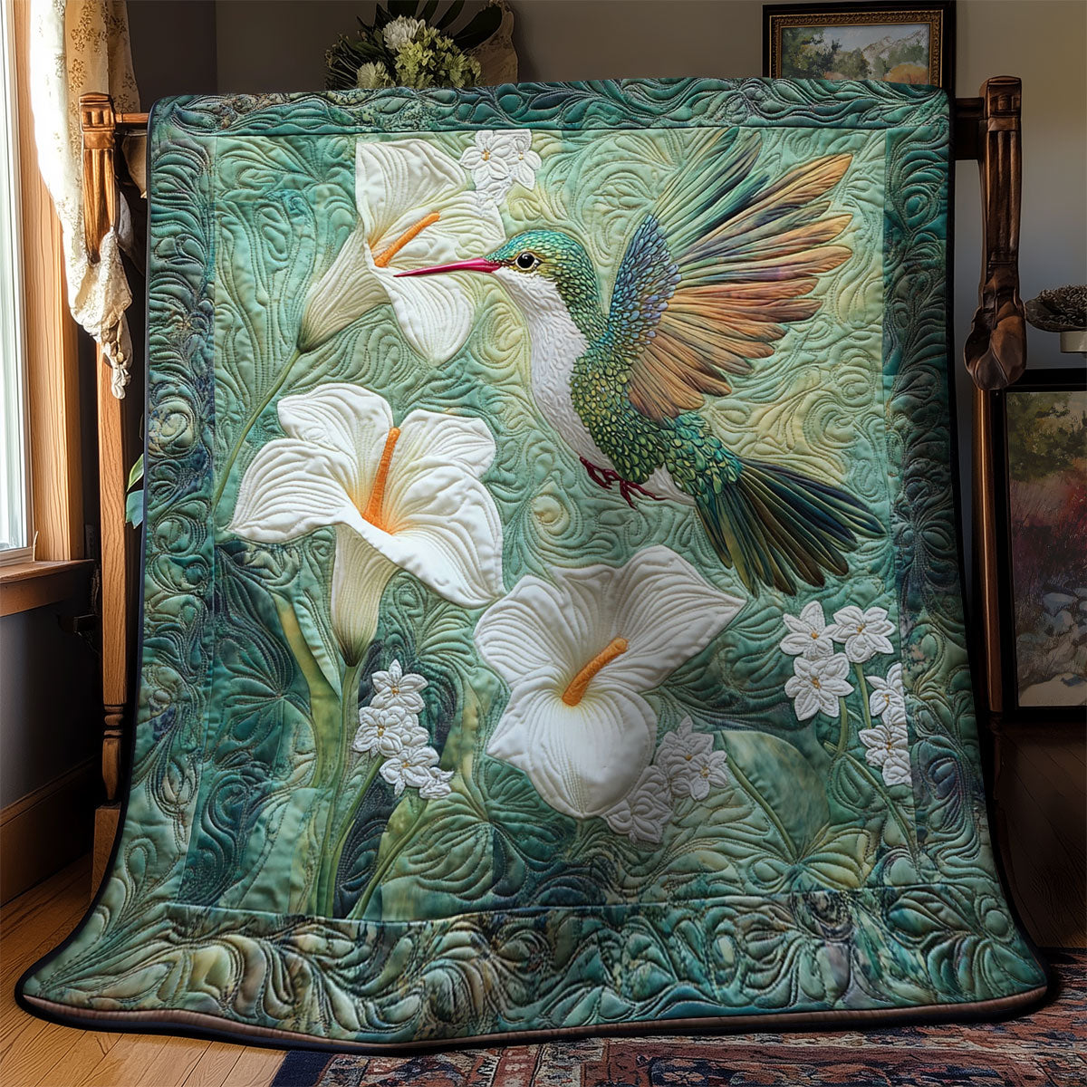 Echo Of The Garden WY2403036CL Quilt