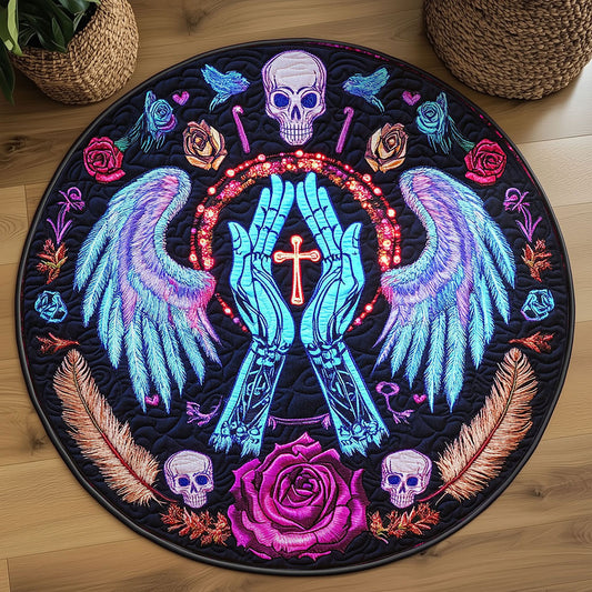 Eternal Prayer WN2708031CL Quilted Round Mat