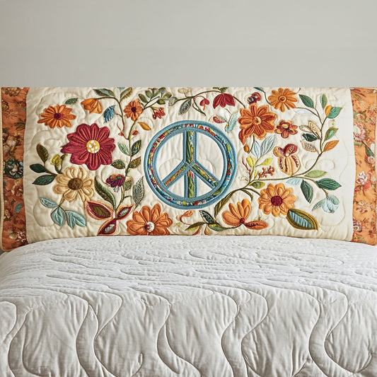 Rustic Peace WN2212017CL Quilted Headboard Slipcover