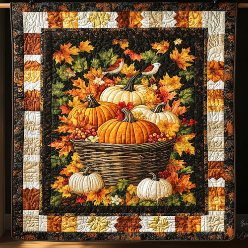 Basket Of Pumpkins WY1508056CL Quilt