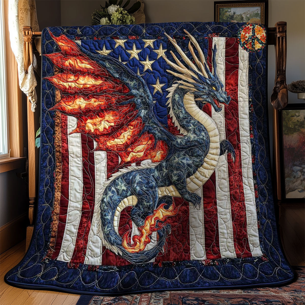 Liberty Flame Dragon WN0612040CL Quilt