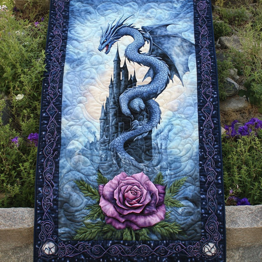 Rose Castle Dragon WY2605038CL Quilted Table Runner
