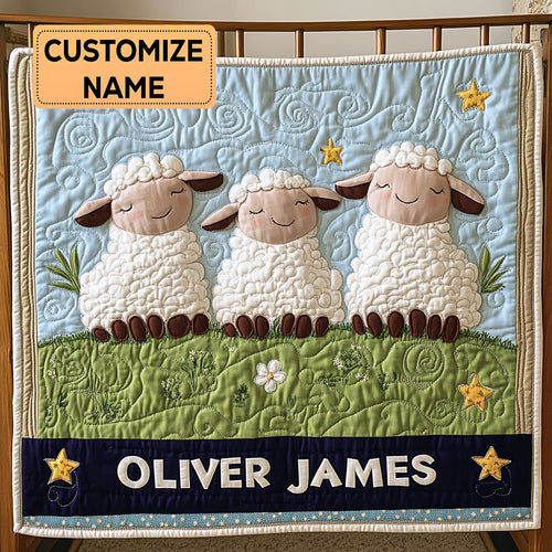 Fleece Dreams CP2507038CL Personalized Baby Quilt